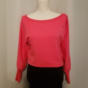 NY&Co Bright Pink Sweater - Size S